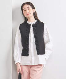 UNITED ARROWS | 3D フラワーモチーフ ニットベスト(ベスト)