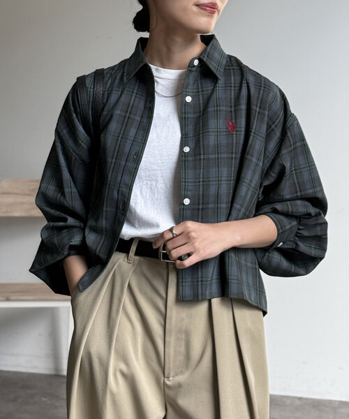 セール】クロップドシャツ（シャツ/ブラウス）｜U.S. POLO ASSN