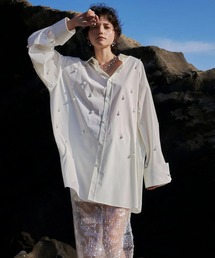 【JOSEMOON/ジョゼムーン】JOSEMOON SHIRT with PEARL/パールシャツ