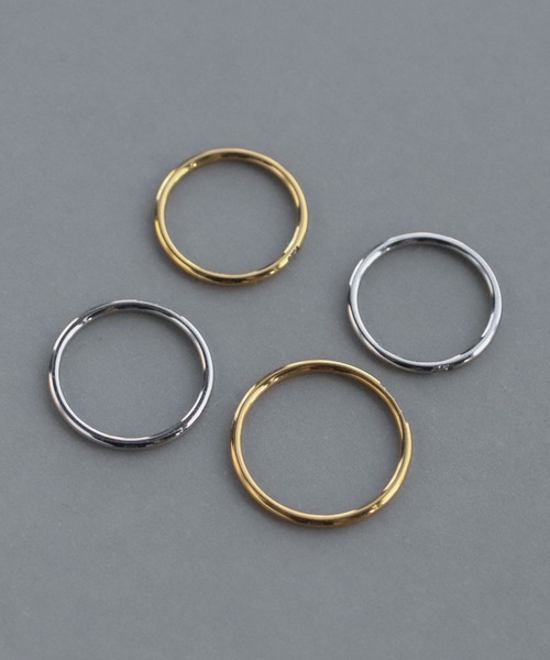 abaskdesign(アバスクデザイン)の「金属アレルギー対応 キュービックジルコニアピンキーリング(リング・レディース・ゴールド/ゴールド系その他/シルバー系その他/シルバー・11号/14号/7号/9号/4号)」の19枚目の写真