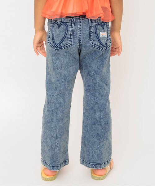 BREEZE（ブリーズ）の「【ジュニア対応】フレアエブリパンツ（その他パンツ・キッズ・ブルー/アイボリー/サックスブルー/ラベンダー/ミント・80/90/100/110/120/130/140）」の3枚目の写真