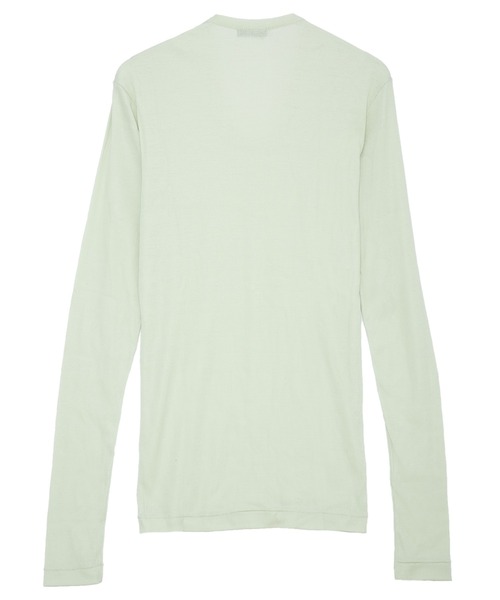 IRIS47（イリスフォーセブン）の「【IRIS 47】comfy long tops/コンフィー ロング トップス（Tシャツ/カットソー・レディース・グリーン/ホワイト/ブラック・FREE）」の16枚目の写真