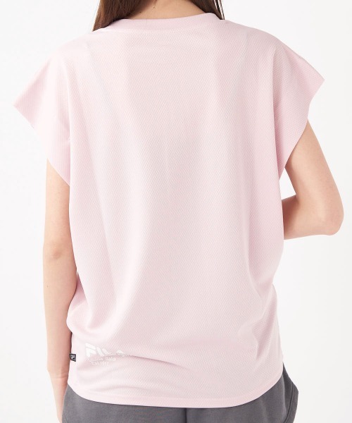 FILA（フィラ）の「【水陸両用】2重袖フレンチＴシャツ（Tシャツ/カットソー・レディース・サックスブルー/チャコールグレー/オフホワイト/ピンク・SMALL/MEDIUM/LARGE/X-LARGE）」の15枚目の写真