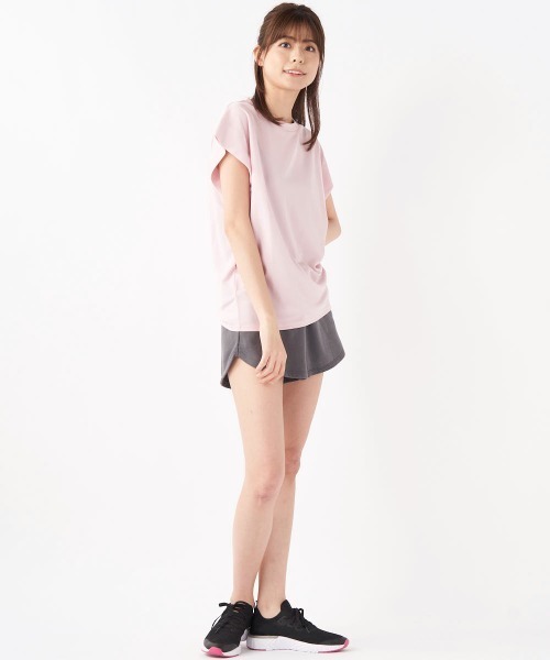 FILA（フィラ）の「【水陸両用】2重袖フレンチＴシャツ（Tシャツ/カットソー・レディース・サックスブルー/チャコールグレー/オフホワイト/ピンク・SMALL/MEDIUM/LARGE/X-LARGE）」の11枚目の写真