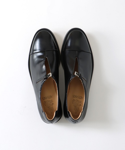 【新品未使用】ARTESANOS ストラップ付きローファー 黒 ストラップローファー【ARTESANOS/アルテサノス】（ローファー