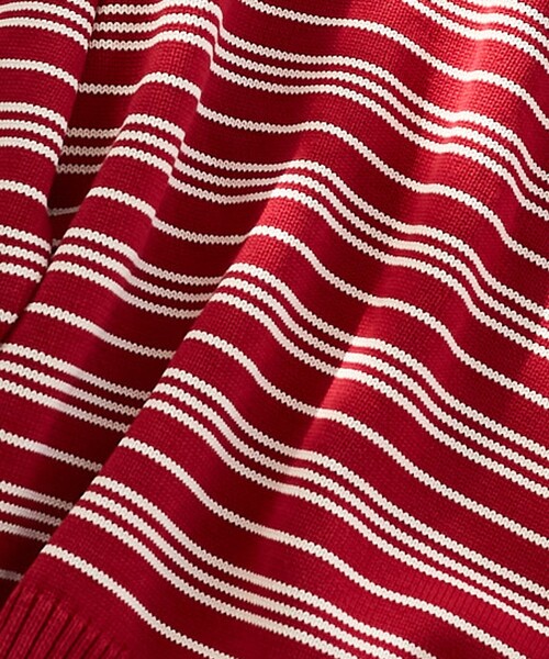 FREAK'S STORE（フリークスストア）の「バイオウォッシュ加工 ポロサマーニット / コットンニット（ポロシャツ・レディース・ブラウン/ネイビー/レッド/ダークネイビー/グレー・ﾌﾘ-）」の14枚目の写真