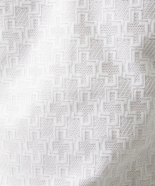 MICHEL KLEIN HOMME   （ミッシェルクランオム）の「《日本製》リンクスVネック長袖カットソー（Tシャツ/カットソー・メンズ・ホワイト/ネイビー/カーキ・MEDIUM/LARGE/X-LARGE）」の15枚目の写真