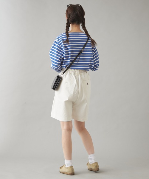 GEVACO（ゲバコ）の「【GEVACO】ボートネックボーダーロンTEE（Tシャツ/カットソー・レディース・ブルー/ブラウン/ホワイト・MEDIUM/SMALL）」の14枚目の写真