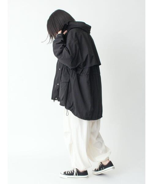 sm2rhythm（サマンサモスモスリズム）の「【撥水】ウェザーフィールドジャケット（ノーカラージャケット・レディース・シルバーグレー/ベージュ/ブラック・F）」の9枚目の写真
