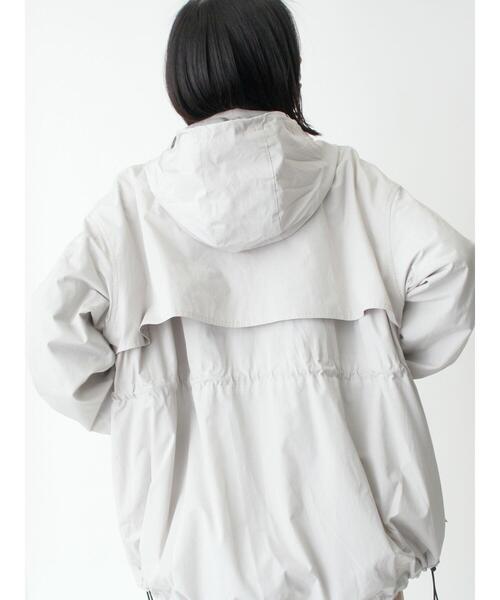 sm2rhythm（サマンサモスモスリズム）の「【撥水】ウェザーフィールドジャケット（ノーカラージャケット・レディース・シルバーグレー/ベージュ/ブラック・F）」の19枚目の写真