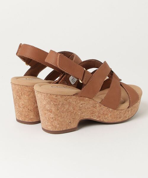 Clarks（クラークス）の「Giselle Beach / ジゼルビーチ（タンレザー）（サンダル・レディース・ブラウン・UK3.5/UK4/UK4.5/UK5/UK5.5/UK6/UK3）」の10枚目の写真