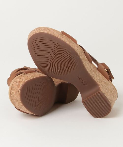 Clarks（クラークス）の「Giselle Beach / ジゼルビーチ（タンレザー）（サンダル・レディース・ブラウン・UK3.5/UK4/UK4.5/UK5/UK5.5/UK6/UK3）」の11枚目の写真