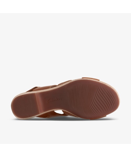 Clarks（クラークス）の「Giselle Beach / ジゼルビーチ（タンレザー）（サンダル・レディース・ブラウン・UK3.5/UK4/UK4.5/UK5/UK5.5/UK6/UK3）」の13枚目の写真