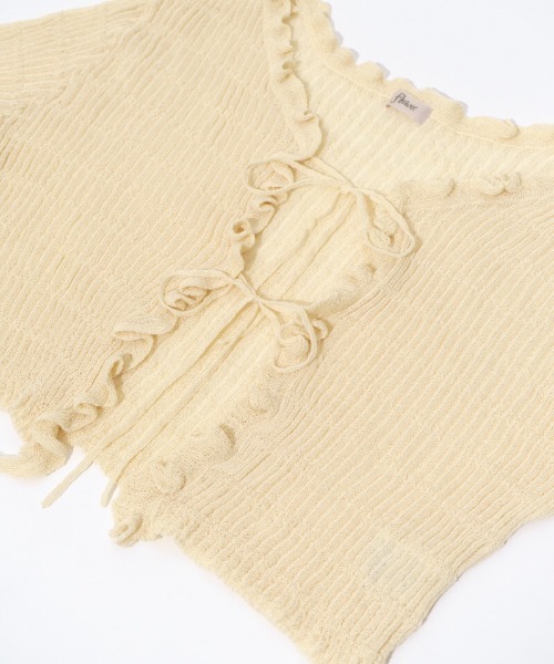 flower ハニーシアーカーディガン honey sheer cardigan～ﾊﾆｰｼｱｰｶｰﾃﾞｨｶﾞﾝ | flower／フラワー公式通販
