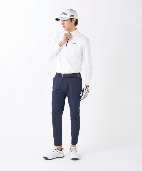 FILA GOLF(フィラゴルフ )の「【FILA GOLF/フィラゴルフ】ハーフジップ長袖シャツ ゴルフ おしゃれなギフトに最適!(シャツ/ブラウス・メンズ・ホワイト/ブラック/ネイビー・LARGE/X-LARGE/XX-LARGE/MEDIUM)」の13枚目の写真