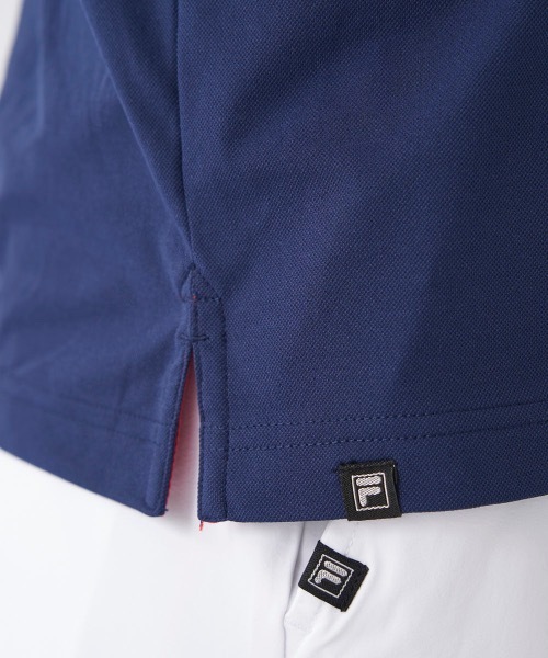 FILA GOLF(フィラゴルフ )の「【FILA GOLF/フィラゴルフ】ハーフジップ長袖シャツ ゴルフ おしゃれなギフトに最適!(シャツ/ブラウス・メンズ・ホワイト/ブラック/ネイビー・LARGE/X-LARGE/XX-LARGE/MEDIUM)」の4枚目の写真