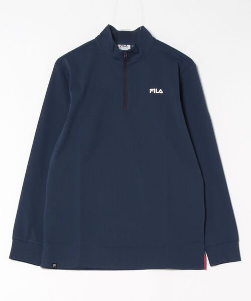 FILA GOLF(フィラゴルフ )の「【FILA GOLF/フィラゴルフ】ハーフジップ長袖シャツ ゴルフ おしゃれなギフトに最適!(シャツ/ブラウス・メンズ・ホワイト/ブラック/ネイビー・LARGE/X-LARGE/XX-LARGE/MEDIUM)」の8枚目の写真