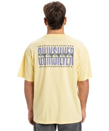 GH QS WORLD FORCE SS /クイックシルバーバックロゴプリント半袖Tシャツ
