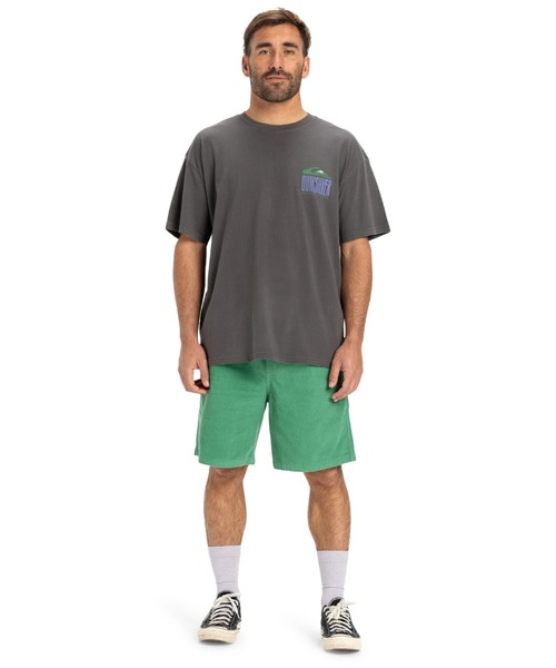 Quiksilver(クイックシルバー)の「GH QS WORLD FORCE SS /クイックシルバーバックロゴプリント半袖Tシャツ(Tシャツ/カットソー・メンズ・パープル/ブラック/イエロー・MEDIUM/X-LARGE/LARGE/SMALL)」の15枚目の写真