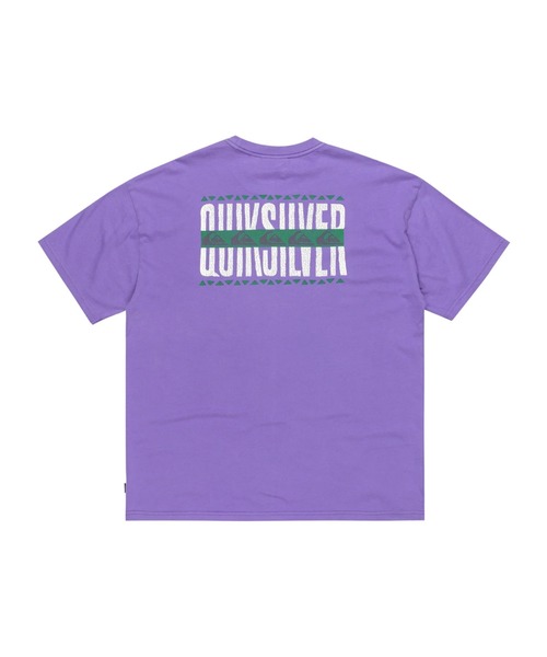 Quiksilver(クイックシルバー)の「GH QS WORLD FORCE SS /クイックシルバーバックロゴプリント半袖Tシャツ(Tシャツ/カットソー・メンズ・パープル/ブラック/イエロー・MEDIUM/X-LARGE/LARGE/SMALL)」の11枚目の写真