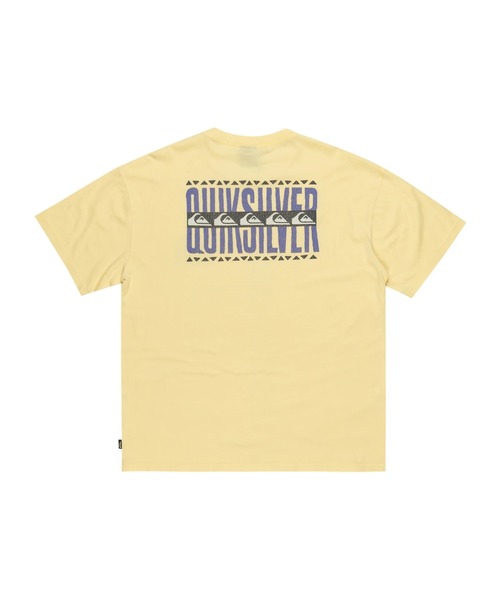 Quiksilver(クイックシルバー)の「GH QS WORLD FORCE SS /クイックシルバーバックロゴプリント半袖Tシャツ(Tシャツ/カットソー・メンズ・パープル/ブラック/イエロー・MEDIUM/X-LARGE/LARGE/SMALL)」の6枚目の写真