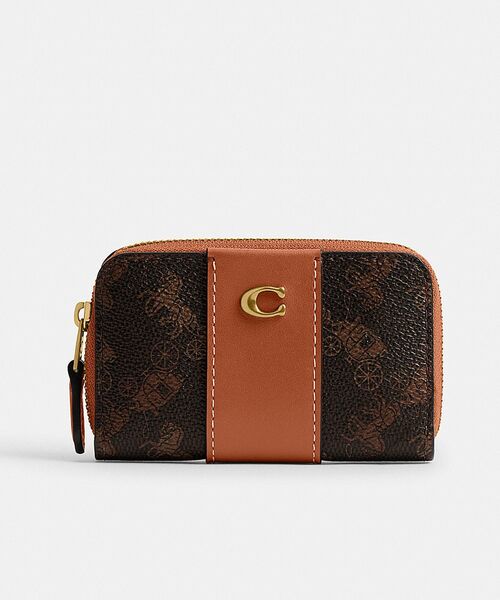 【COACH】エッセンシャル スモール ジップ カード ケース COACH（コーチ）の「エッセンシャル スモール ジップ アラウンド