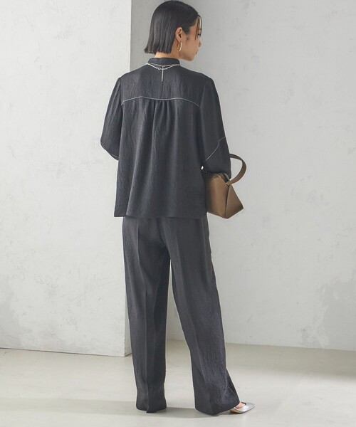 セール】〈接触冷感/吸水速乾〉アセテート ワッシャー ウエスト