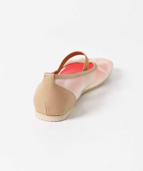 SENSE OF PLACE by URBAN RESEARCH（センスオブプレイスバイアーバンリサーチ）の「オブリークトゥメッシュフラットシューズ（パンプス・レディース・ブラック/ベージュ・SMALL/LARGE/MEDIUM）」の20枚目の写真