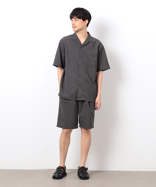 COMME CA ISM(コムサイズム)の「【セットアップ対応】リネンライク ポリエステル ショートパンツ(その他パンツ・メンズ・ベージュ/カーキ/ブラック・MEDIUM/LARGE)」の13枚目の写真