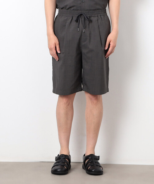 COMME CA ISM(コムサイズム)の「【セットアップ対応】リネンライク ポリエステル ショートパンツ(その他パンツ・メンズ・ベージュ/カーキ/ブラック・MEDIUM/LARGE)」の12枚目の写真