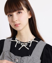 MILK | Pearl Ribbon ネックレス(ネックレス)