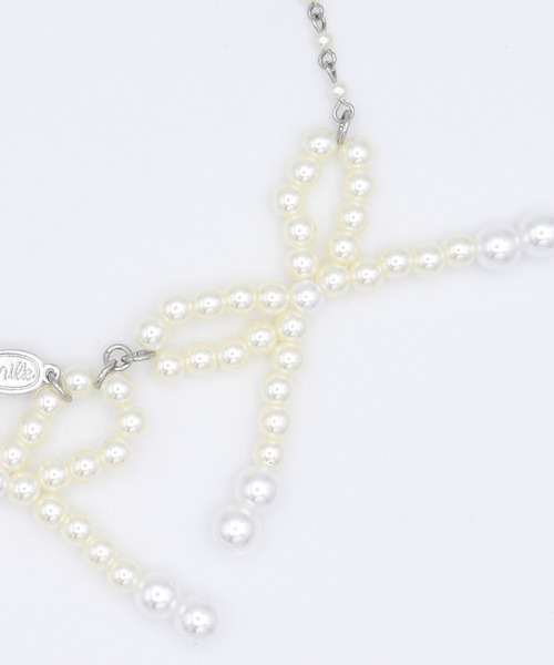 MILK（ミルク）の「Pearl Ribbon ネックレス（ネックレス・レディース・A・FREE）」の6枚目の写真