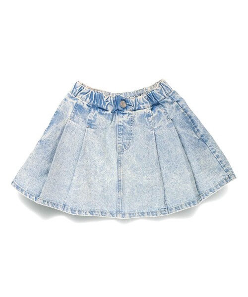 EDWIN（エドウィン）の「【Ou? by EDWIN】デニムスカート（デニムスカート・キッズ・サックスブルー・100/150/130/110/120/140）」の2枚目の写真