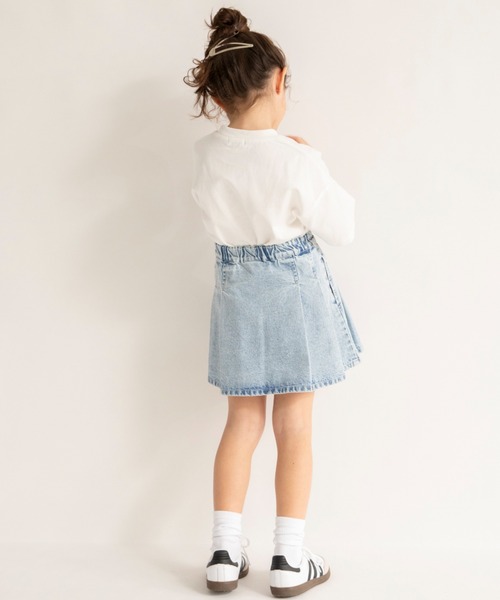 EDWIN（エドウィン）の「【Ou? by EDWIN】デニムスカート（デニムスカート・キッズ・サックスブルー・100/150/130/110/120/140）」の9枚目の写真