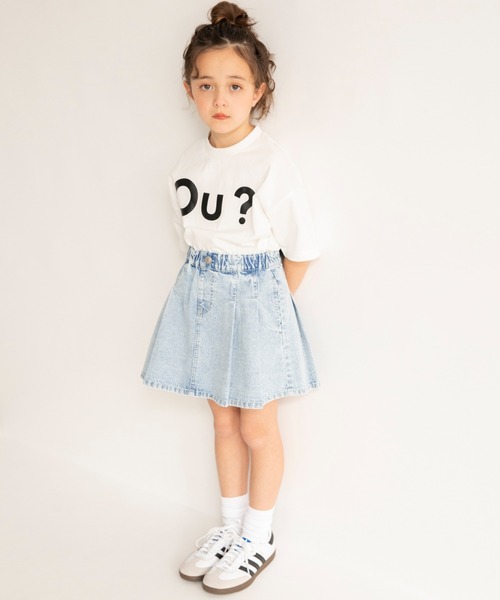 EDWIN（エドウィン）の「【Ou? by EDWIN】デニムスカート（デニムスカート・キッズ・サックスブルー・100/150/130/110/120/140）」の8枚目の写真