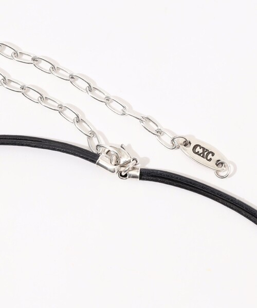 CXC（シーエックスシー）の「CXC　レザーコード ネックレス（ネックレス・レディース・シルバー・FREE）」の4枚目の写真