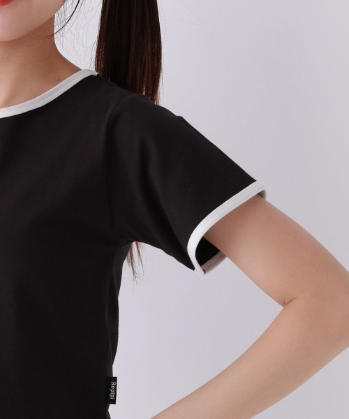 repipi armario（レピピ アルマリオ）の「【吸水速乾】バタフライチビＴシャツ（Tシャツ/カットソー・キッズ・ブラック/ホワイト/ピンク・SMALL/LARGE/MEDIUM）」の13枚目の写真