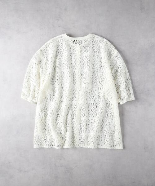 HONEYSUCKLE ROSE(ハニーサックルローズ)の「HONEYSUCKLE ROSE(ハニーサックルローズ)【レディース】レースシャツ(シャツ/ブラウス・レディース・オフホワイト/ブラック・L/M)」の21枚目の写真