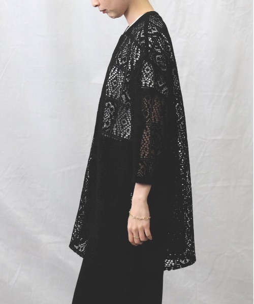 HONEYSUCKLE ROSE(ハニーサックルローズ)の「【HONEYSUCKLE ROSE】レースシャツ(シャツ/ブラウス・レディース・オフホワイト/ブラック・L/M)」の12枚目の写真