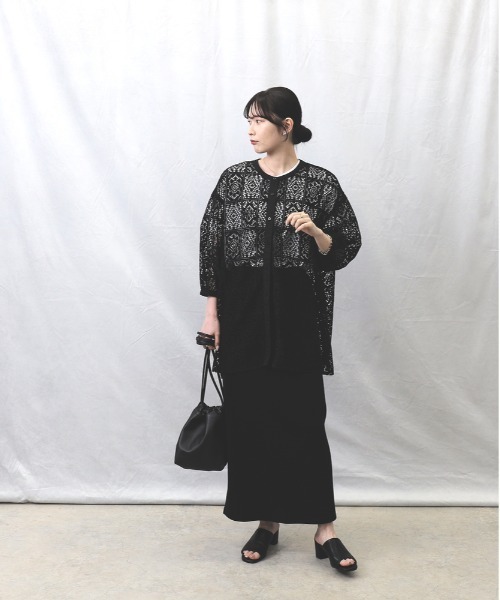 HONEYSUCKLE ROSE(ハニーサックルローズ)の「【HONEYSUCKLE ROSE】レースシャツ(シャツ/ブラウス・レディース・オフホワイト/ブラック・L/M)」の10枚目の写真