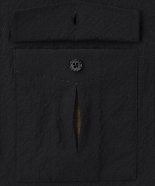 エアリーシアサッカー 半袖シャツ / 152110 798Y（ブルゾン）｜PS Paul