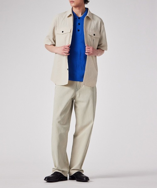 美品　Paul Smith 裏地 総柄　ブルゾン　シアサッカー　春夏 美品 Paul Smith ポールスミス 裏地総柄 ブルゾン シアサッカー 春夏