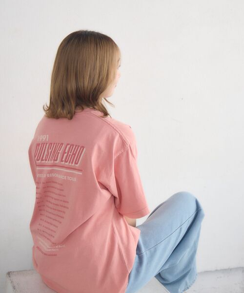 RETRO GIRL(レトロガール)の「ピグメントBIGTEE(Tシャツ/カットソー・レディース・チャコールグレー/ナチュラル/ピンク・FREE)」の4枚目の写真