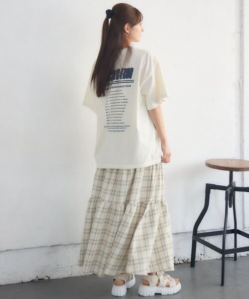 RETRO GIRL(レトロガール)の「ピグメントBIGTEE(Tシャツ/カットソー・レディース・チャコールグレー/ナチュラル/ピンク・FREE)」の16枚目の写真