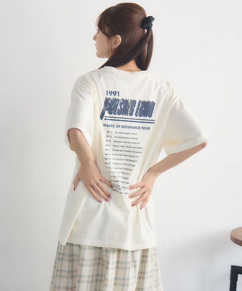 RETRO GIRL(レトロガール)の「ピグメントBIGTEE(Tシャツ/カットソー・レディース・チャコールグレー/ナチュラル/ピンク・FREE)」の20枚目の写真
