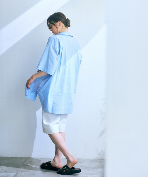 GLOBAL WORK tシャツ 快適スキッパープルオーバー/987170