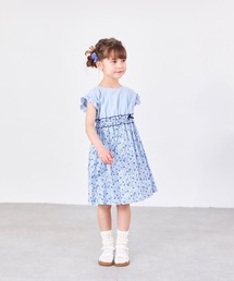 CHOPIN（ショパン）の「【新色登場】ウエスト切り替え小花柄ワンピース(キッズサイズ 110~140cm)（ワンピース）」