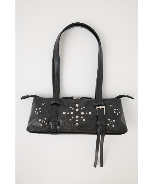 MOUSSY(マウジー)の「STUDDED ショルダーバッグ(ショルダーバッグ・レディース・ブラウン/ブラック・FREE)」の5枚目の写真