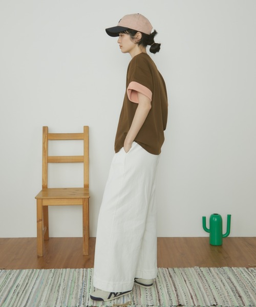 MERLOT(メルロー)の「袖リバーシブルジャガードニットT(Tシャツ/カットソー・レディース・ブラック/ブラウン・FREE)」の22枚目の写真
