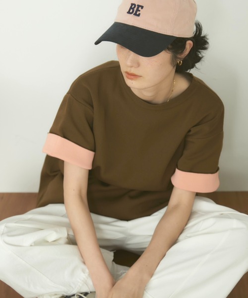 MERLOT(メルロー)の「袖リバーシブルジャガードニットT(Tシャツ/カットソー・レディース・ブラック/ブラウン・FREE)」の19枚目の写真